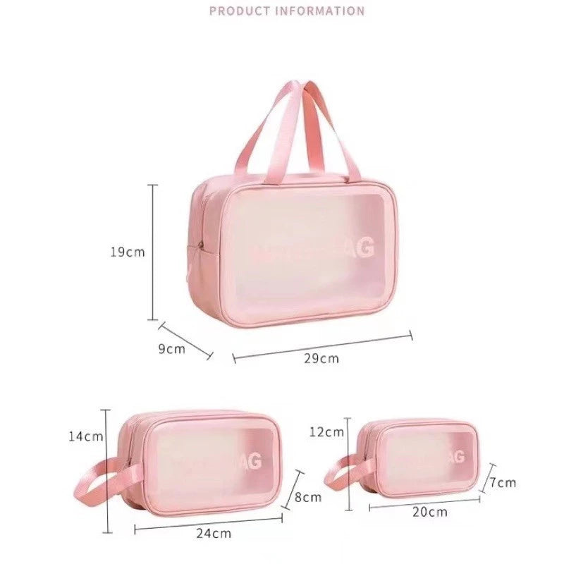 Kit com 3 Necesssaires -  WashBag - A Prova D' Água