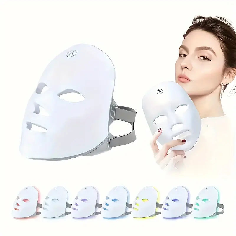 DermaLight ™ - Máscara de LED Fototerapia 7 Cores